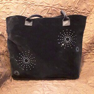 Bath & Body Works black velvet handbag